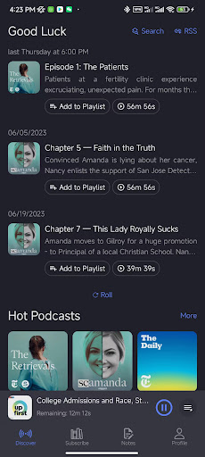 PodPodium Screen 2