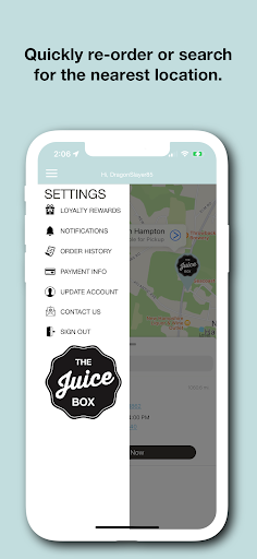 Android application The Juice Box screenshort