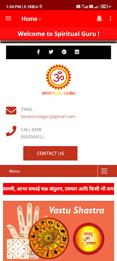Android application Spiritual Guru screenshort
