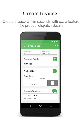 BillVoice - Invoicing app Screen 3