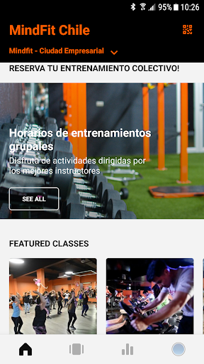 Android application MindFit Chile screenshort