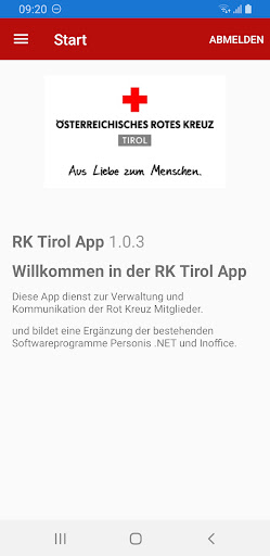 RK Tirol App Screen 3
