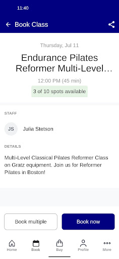 Endurance Pilates and Yoga Screen 3