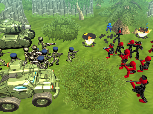 Stickman Tank Battle Simulator screenshots 7