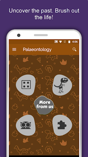 Android application Palaeontology Dictionary App screenshort