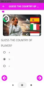 GUESS THE COUNTRY OF PLAYER