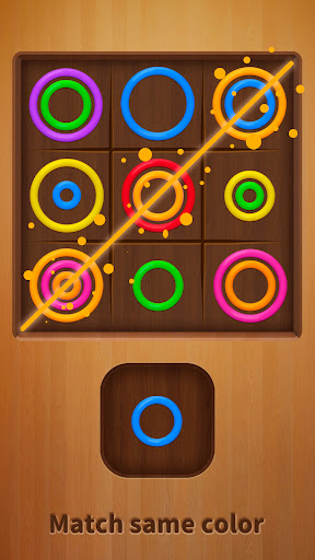 Android application Color Ring - Match puzzle screenshort