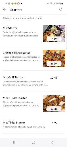 Javs Authentic Indian Cuisine Screenshot