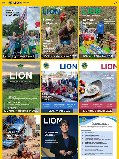 Android application LION Magazine Danmark screenshort