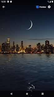 Moon Over Water Live Wallpaper Screenshot