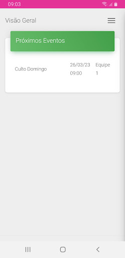 Android application LouvorAtivo screenshort