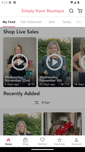 Screenshot of Simply Kane Boutique
