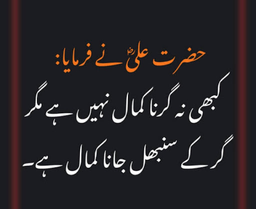 Android application Hazrat Ali Ke Aqwal e Zareen screenshort