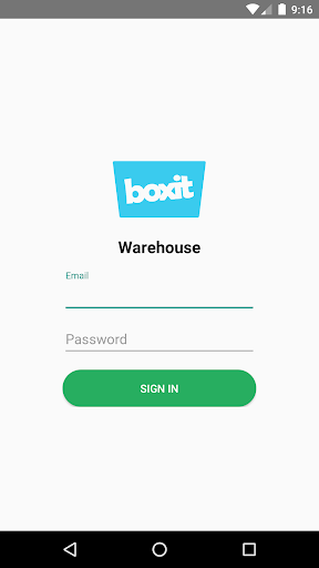 Android application Boxit Warehouse screenshort