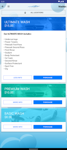 Advanced Auto Spa Screen 3