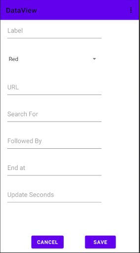 DataView Screen 2