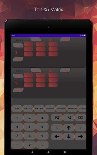Matrix Calculator Screenshot 3 - AppWisp.com