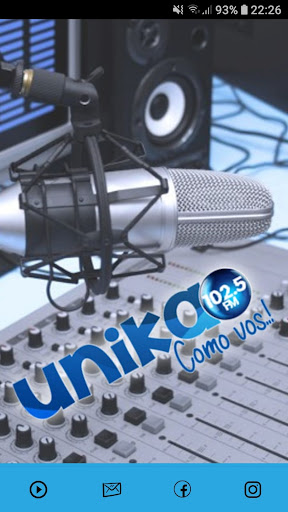 Android application Radio Unika 102.5 screenshort