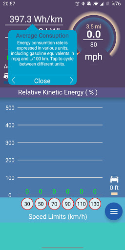 Car Energy Metering Dashboard Screen 2