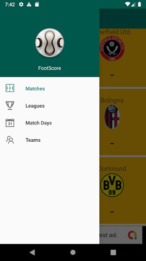 FootScore Screen 2