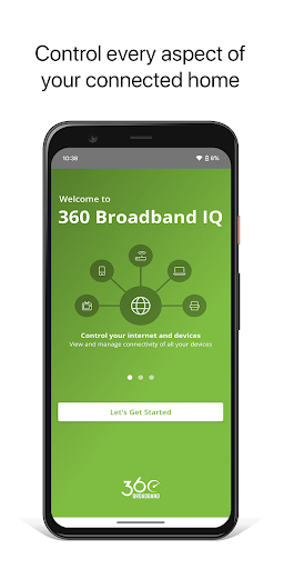 Android application 360 Broadband IQ screenshort