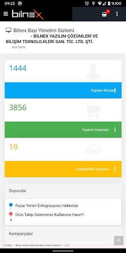 Bilnex CRM Screen 2