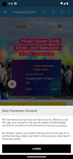 Frequency5fm Screen 2