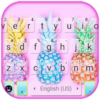 Тема для клавиатуры Colorful Pineapples