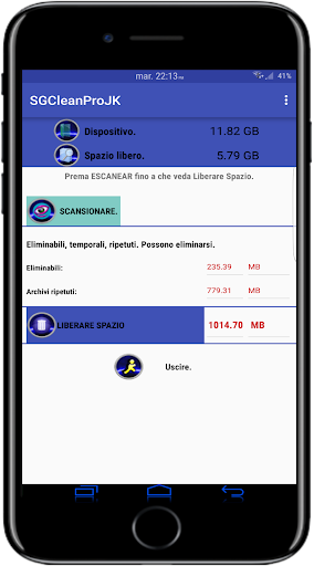 Anteprima dell'app