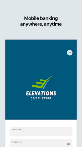Android application Elevations Credit Union screenshort