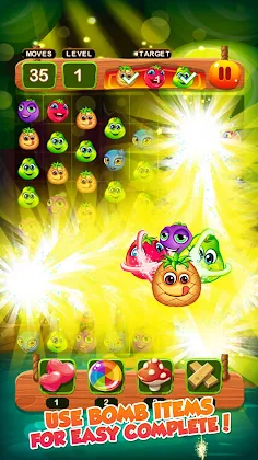 Fruits Crush Mania Match 3 Puz - Screenshot 3