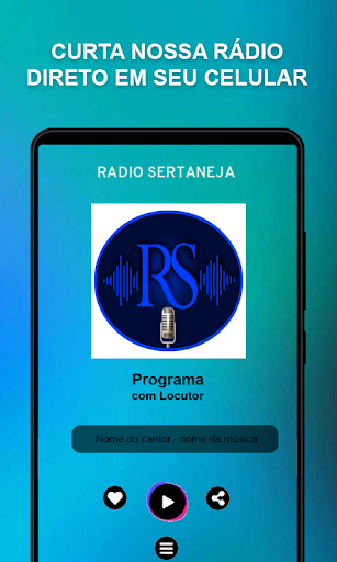 Android application Radio Sertaneja screenshort