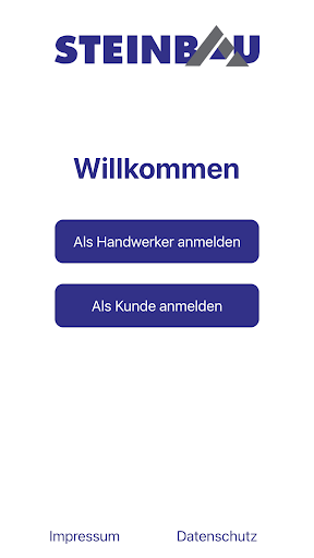 Android application Steinbau screenshort