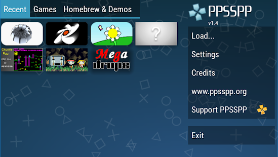 PPSSPP - PSP emulator 1.12.3 APK screenshots 1