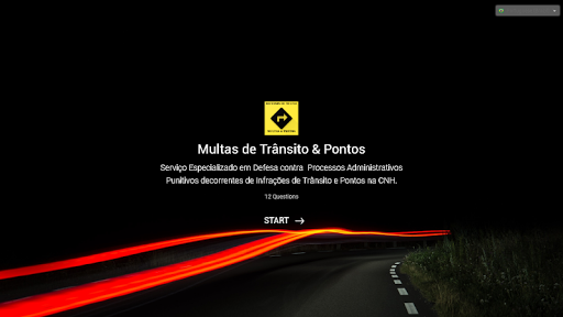 Android application MULTAS & PONTOS screenshort