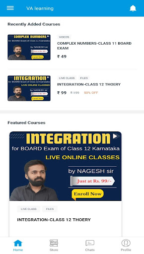 VA learning Screen 3