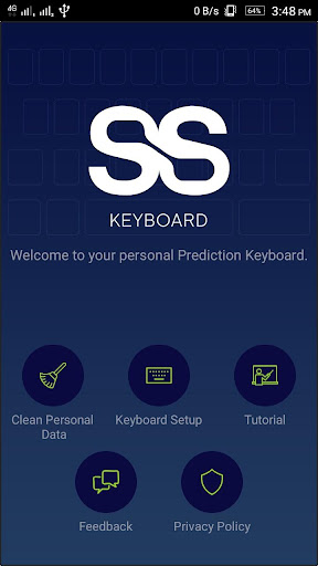 Android application SS Keyboard screenshort