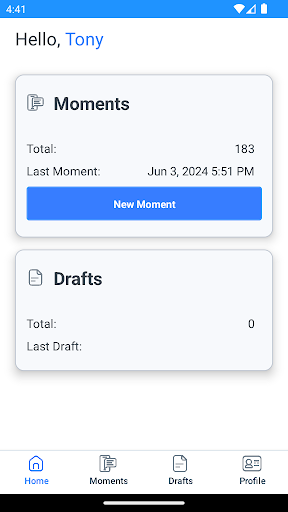 Android application GeoBooster screenshort