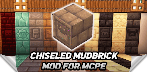 Chiseled Mudbrick Mod for MCPE