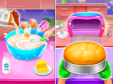 Jogos de cozinhar doces para fazer bolos - Jogo de restaurante de chef de  sobremesa::Appstore for Android