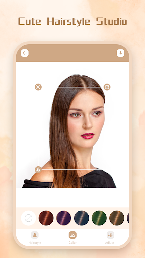 Cute Hairstyle Studio Screen 2