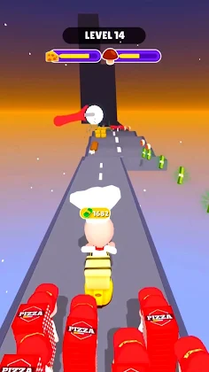 Pizza Fun Run 3D - Screenshot 3