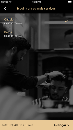 Lombardi’s Barbearia Screen 2
