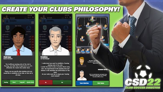 Club Soccer Director 2022 Capture d'écran
