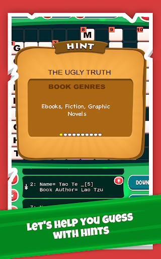 Books Authors Crossword Puzzle screenshot 12