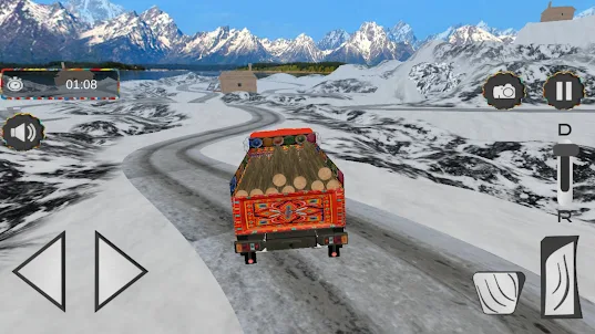Indian Truck Mountain Driving