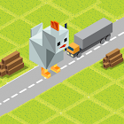 عبر الطريق : الحيوانات لطيف -- لعبة الدجاج 3.4