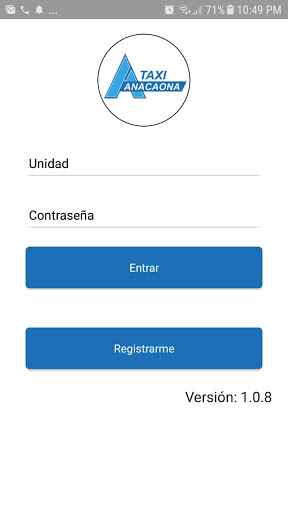Android application Taxi Anacaona Conductor screenshort