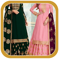 Women Partywear Sharara Dress Suits