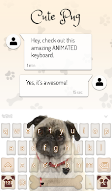 Cute Pug Keyboard Wallpaper HDのおすすめ画像4